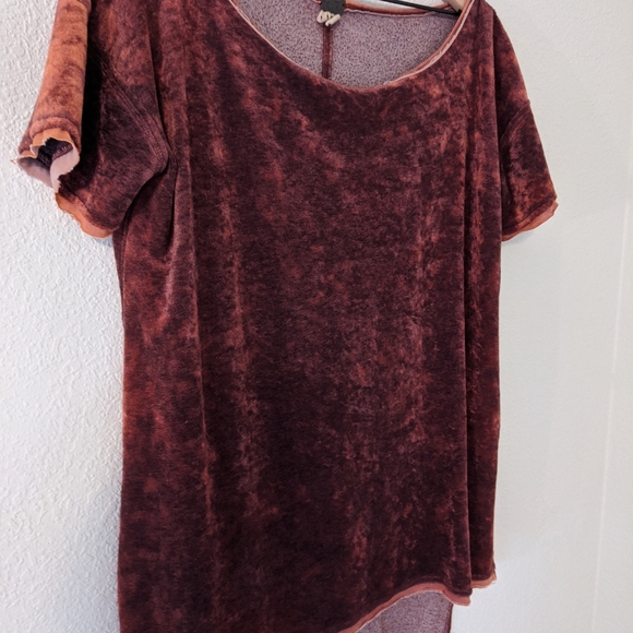 We the free velvet oversized shirt - Picture 3 of 5